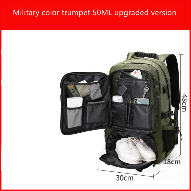 Extra Large Travel Bag Men's Outdoor Mountaineering Leisure Super Large Capacity Travel Shoulders