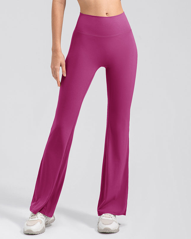 Female High Waisted Hip Lifting Micro Trumpet Yoga Pants