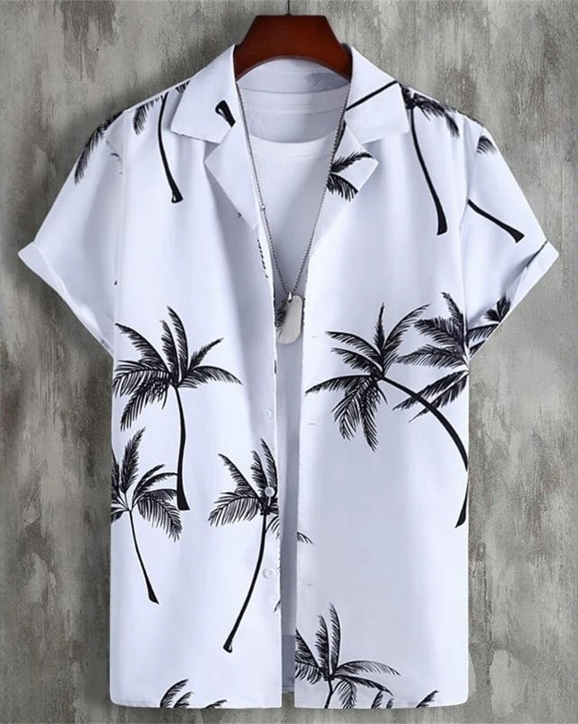 Men's 3D Digital Stitching Printing Shirt