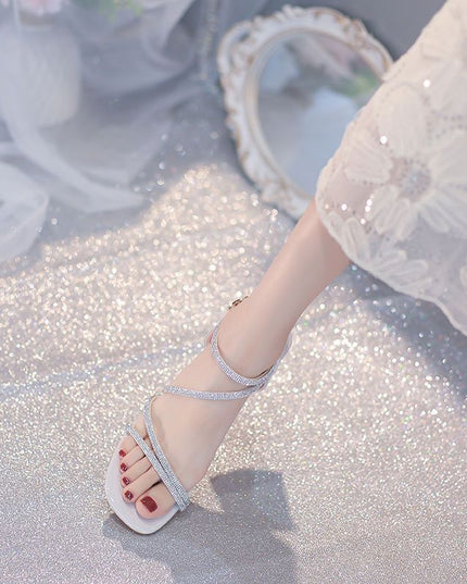 Fashion Personality Chunky Heel Sandals For Women