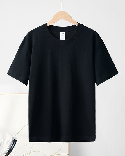 Pure Cotton Short-sleeved T-shirt Men's Solid Color Simple