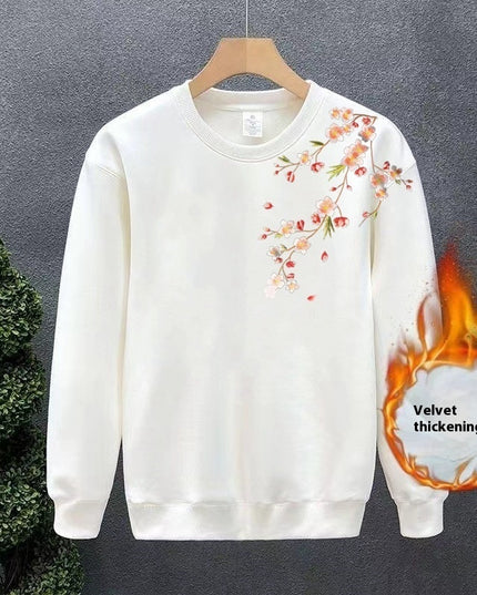 American Retro Heavy Pullover Sweater For Men