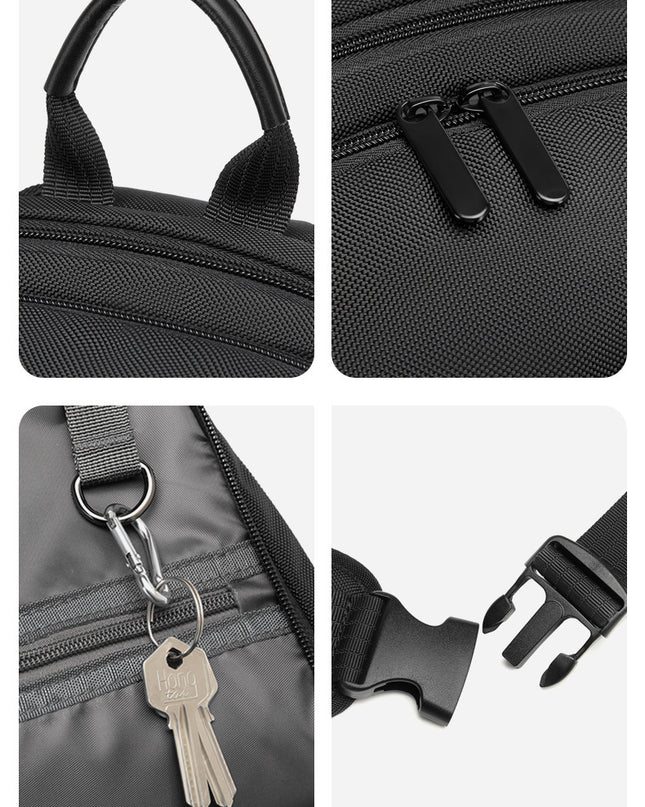 Fashion Trend Casual Sports Outdoor USB Messenger Bag