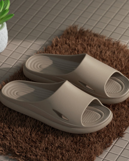 Home Sandals And Slippers For Men'S Home Indoor Non-Slip Summer Couple Thick Bottom