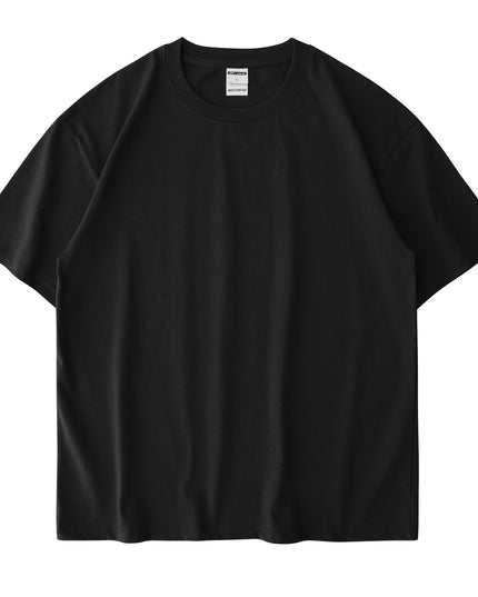 Heavy Cotton T-shirt Plus Size Round Neck Bottoming Shirt Thickened 240g