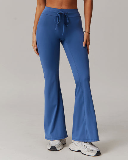 High Waist Hip Lift Yoga Bell-bottom Pants Belly Contracting