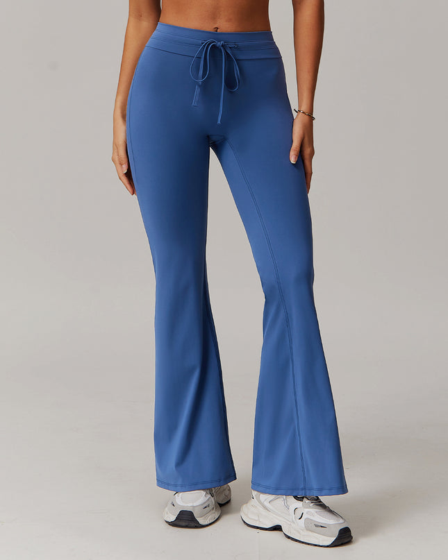 High Waist Hip Lift Yoga Bell-bottom Pants Belly Contracting