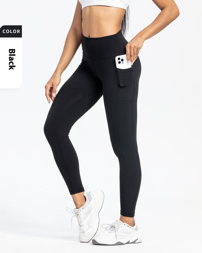 Women's Slim-fit Pocket High Waist Workout Sports Yoga Pants