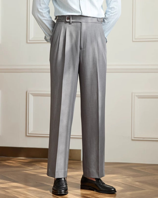 Wide-leg Casual Pants Breathable Non-ironing High Waist Loose Trousers