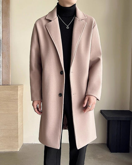 Affordable Luxury Style Mid-length Loose Trendy Woolen Coat