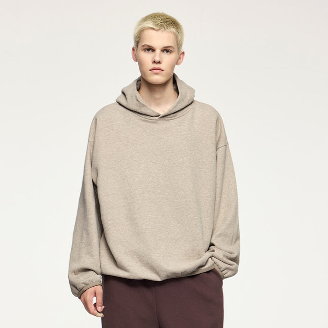 Thin Hoodie Loose And Simple Solid Color High Street