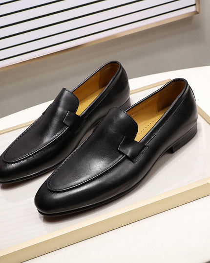 First Layer Cowhide Men's Wedding Banquet Shoes