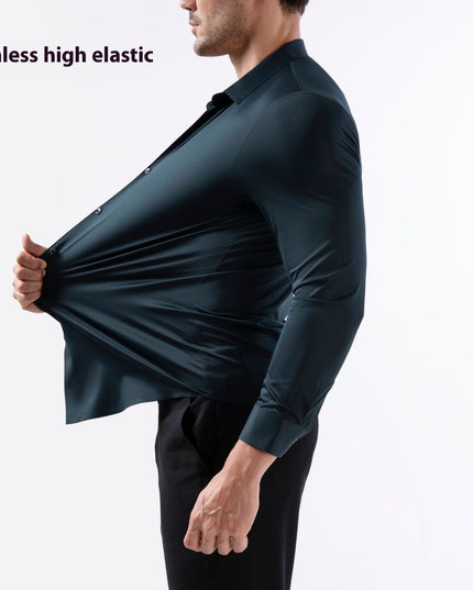 Seamless High Elastic Long Sleeve Anti-wrinkle Shirt