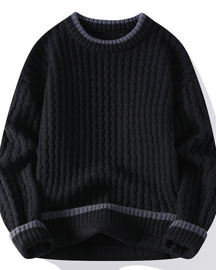 Round Neck Pullover Bottoming Shirt Loose And Warm Sweater