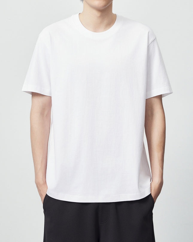 230g Combed Cotton Solid Color Short-sleeved T-shirt Foundation