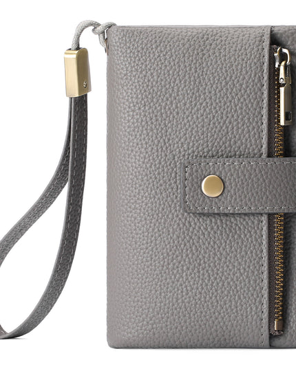 Women's Wallet Zipper Bag Clutch Anti-theft Card Swiping Bag Coin Purse