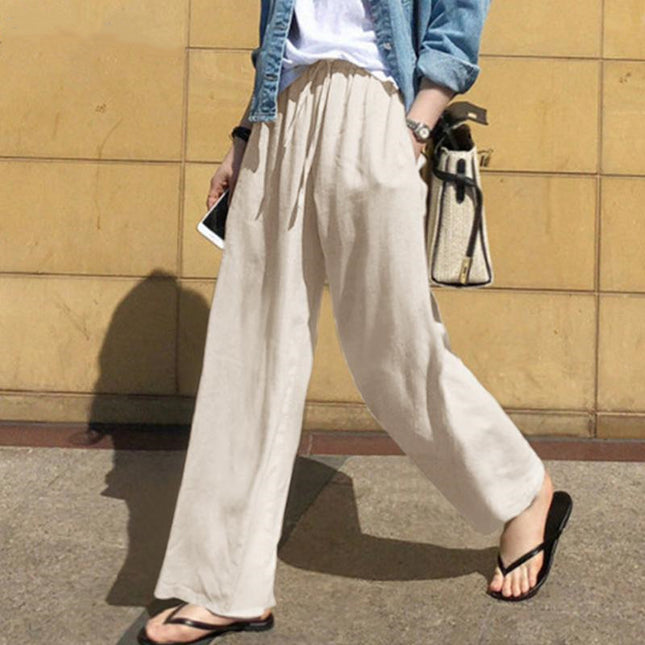 High Waist Women's Pants Loose Casual Pants