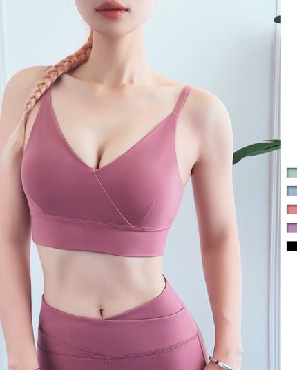 Breathable sports bra women