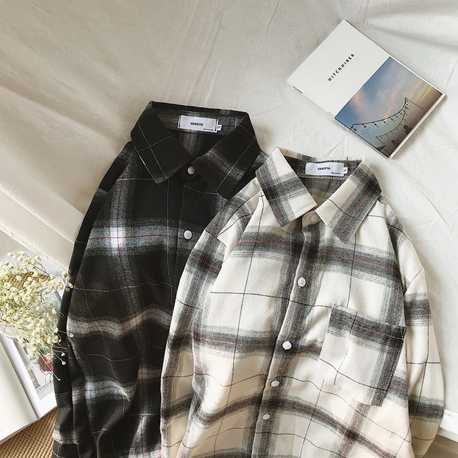 Loose And Versatile Student Handsome Shirt Thin