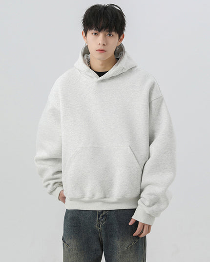 Heavy Profile Cropped Hoodie Men