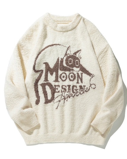 Men And Women Autumn And Winter New Couple Loose Pullover American Sweater