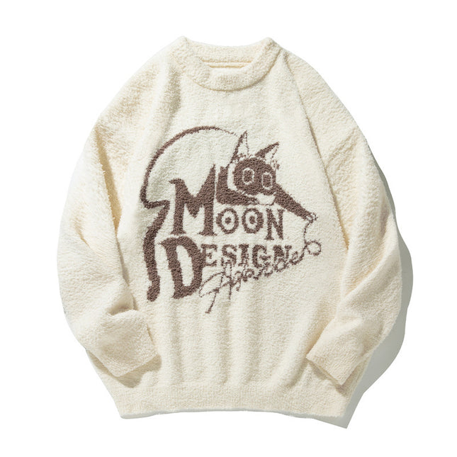 Men And Women Autumn And Winter New Couple Loose Pullover American Sweater