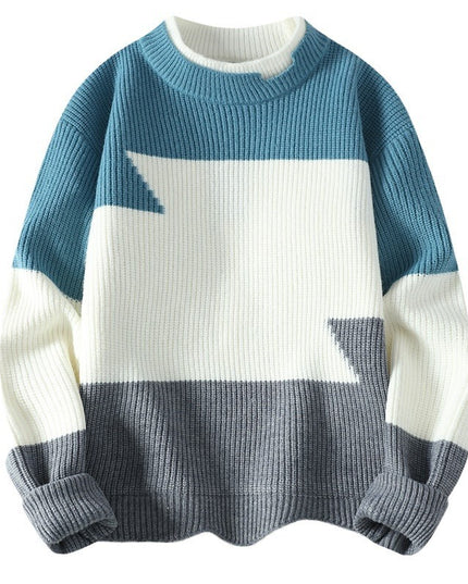Round Neck Trend Hong Kong Style Fashion Loose Sweater