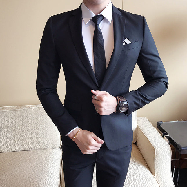 Men's Fashion Casual One Button Suit