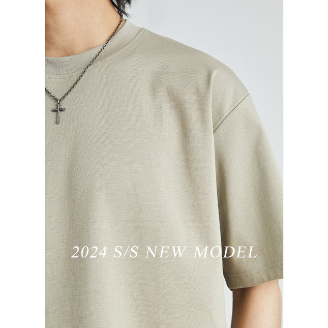 Cool Solid Color Inner Wear Round Neck Bottoming Shirt