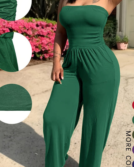 Strapless Without Belt Pockets One-piece Four Seasons Machine Washable