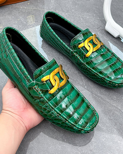 Small Leather Shoes Men's Fashion Low Top