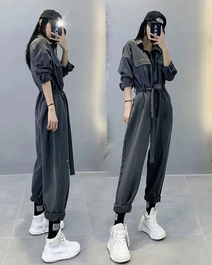 Fashion Loose And Handsome Fried Street One-piece Tide