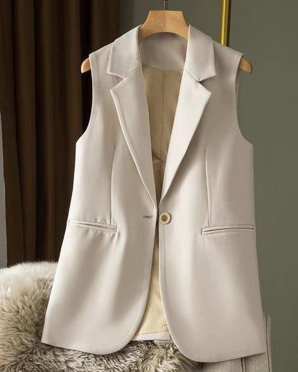 Women's Spring And Autumn Design Sense Vest Coat