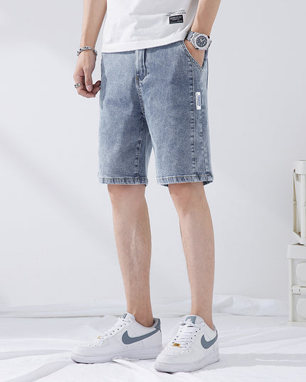 New Loose Straight Elastic Capri Pants