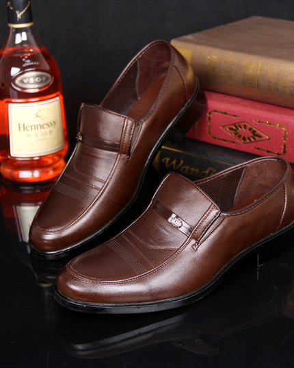 New Men's Business Suits And Casual Leather Shoes