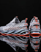 Grey and orange