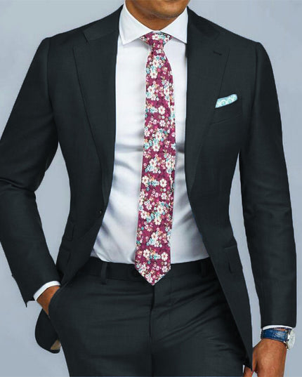 Two Piece Business Casual Suit For The Groom