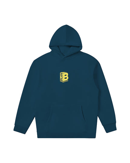 Fashion Printing Velvet Padded Hooded Sweatshirt