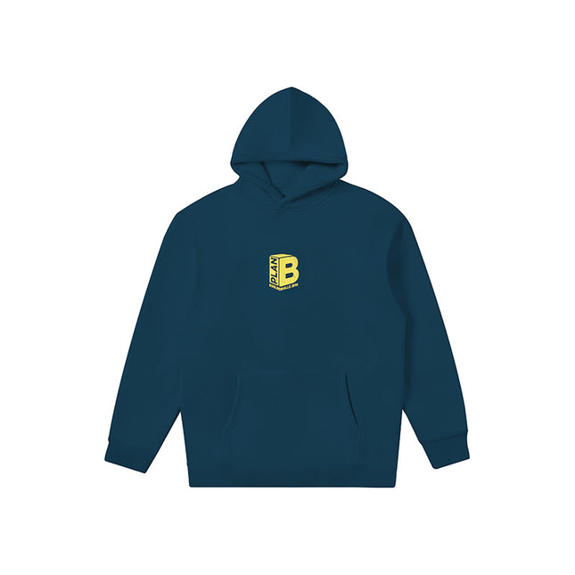Fashion Printing Velvet Padded Hooded Sweatshirt