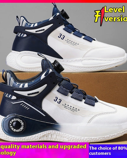 Autumn And Winter Youth Rotating Button Sports Running Shoes