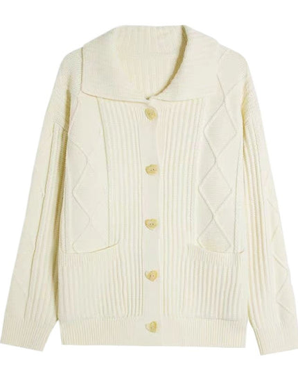 Outerwear Loose Casual Stretch Long Sleeve Sweater