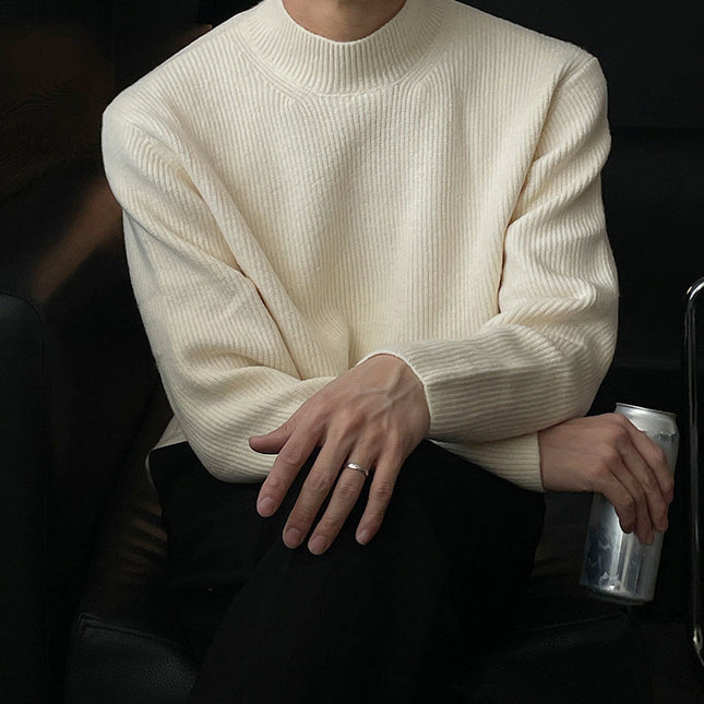 Casual Loose Solid Color Base Shirt