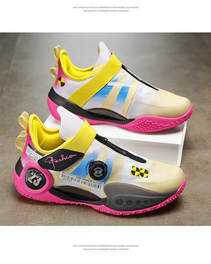 Men's And Women's Youth Trendy Knob Low-cut Sneaker