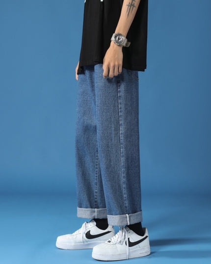 Jeans Men's Baggy Straight Trousers
