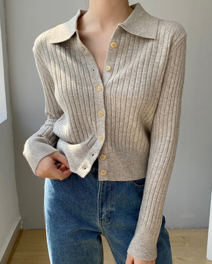 Long Sleeve New Cardigan Stitching Women