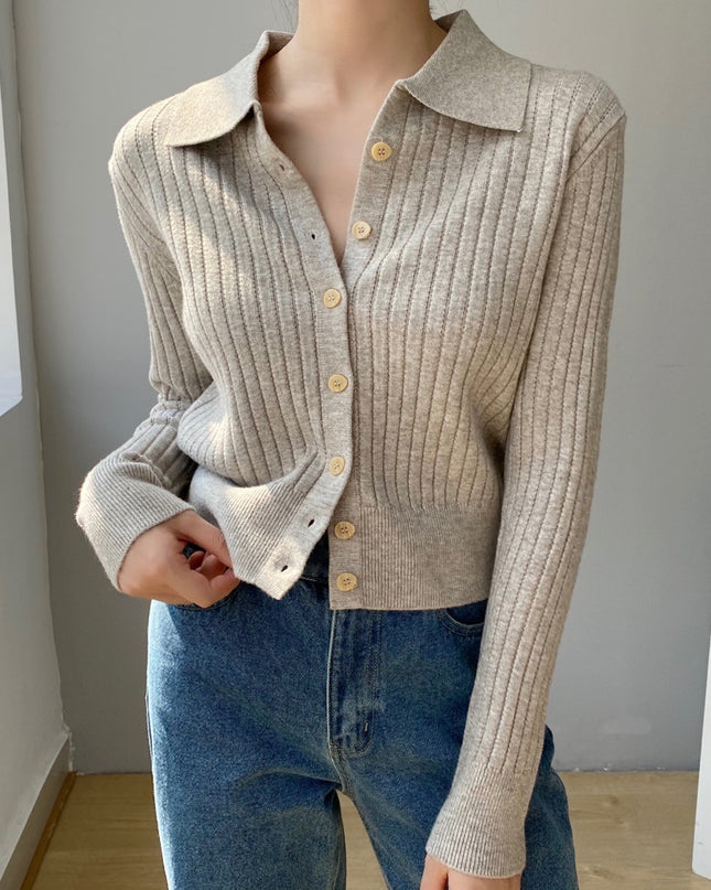 Long Sleeve New Cardigan Stitching Women