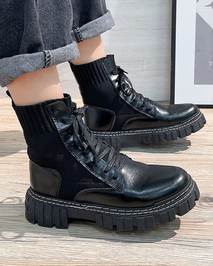 Platform Martin Boots British Style High Top