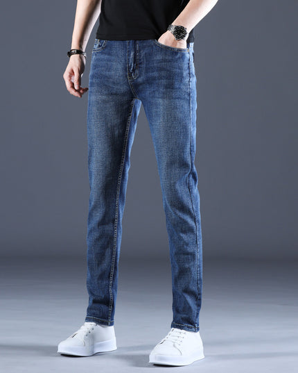 Summer Thin Men's Straight Slim Stretch Casual Pants