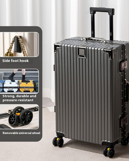 Suitcase Large Capacity Aluminium Frame Luggage