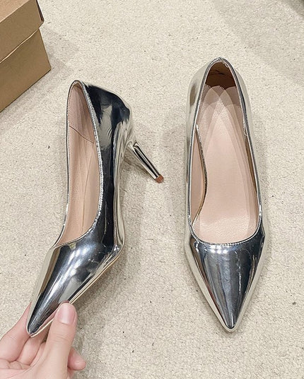 Pointed Slip-on High-grade Stiletto Heel Heel Temperament